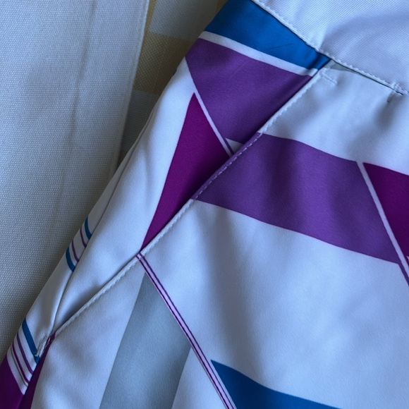 adidas Women's Skirt - Purple, Blue, White Geometric - Picture 2 of 15